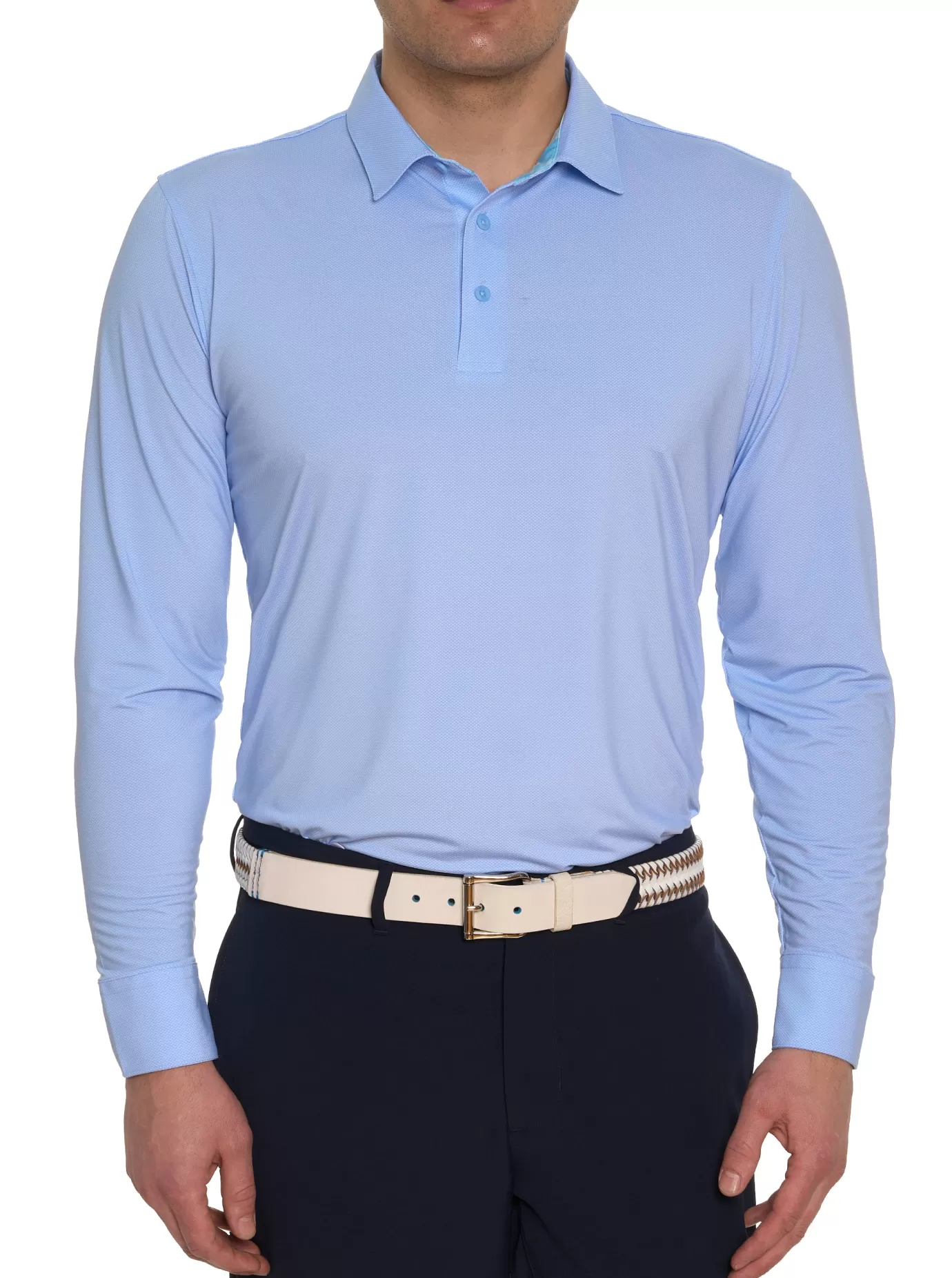 Sale ALASTOR LONG SLEEVE PERFORMANCE POLO Long Sleeve Button Down Shirts