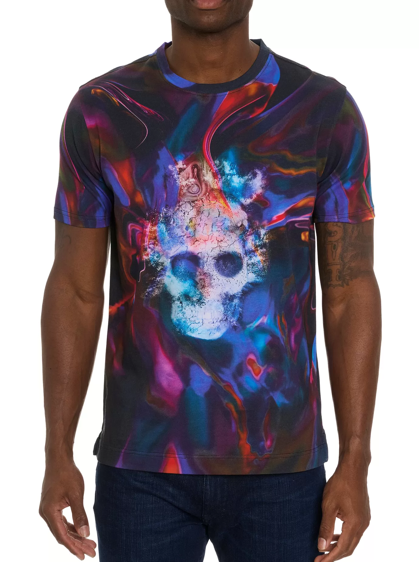 New AURORA SKULL GRAPHIC T-SHIRT Polos & T-Shirts | Sweaters & Knits