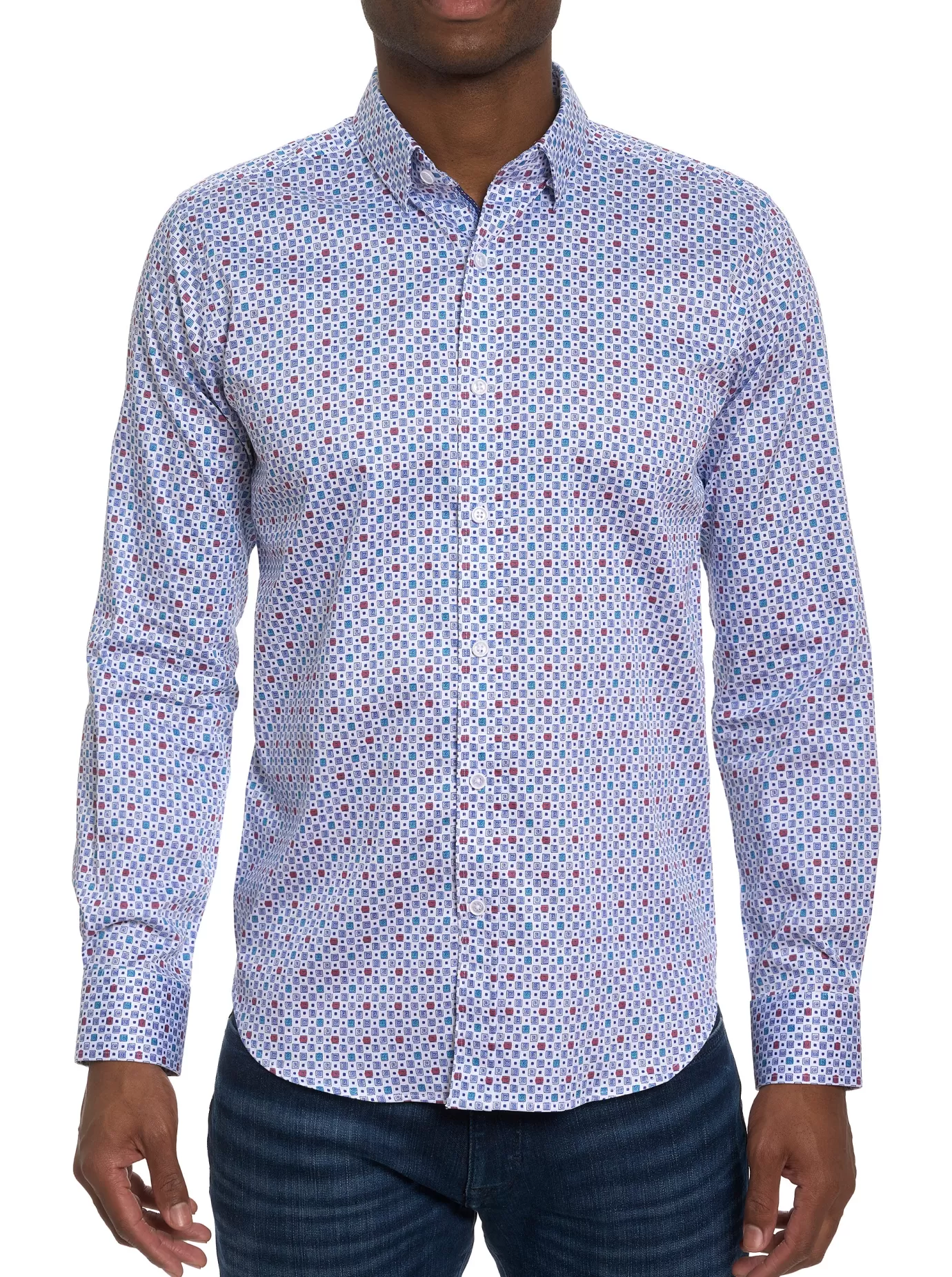 Outlet FAVRE LONG SLEEVE BUTTON DOWN SHIRT Long Sleeve Button Down Shirts