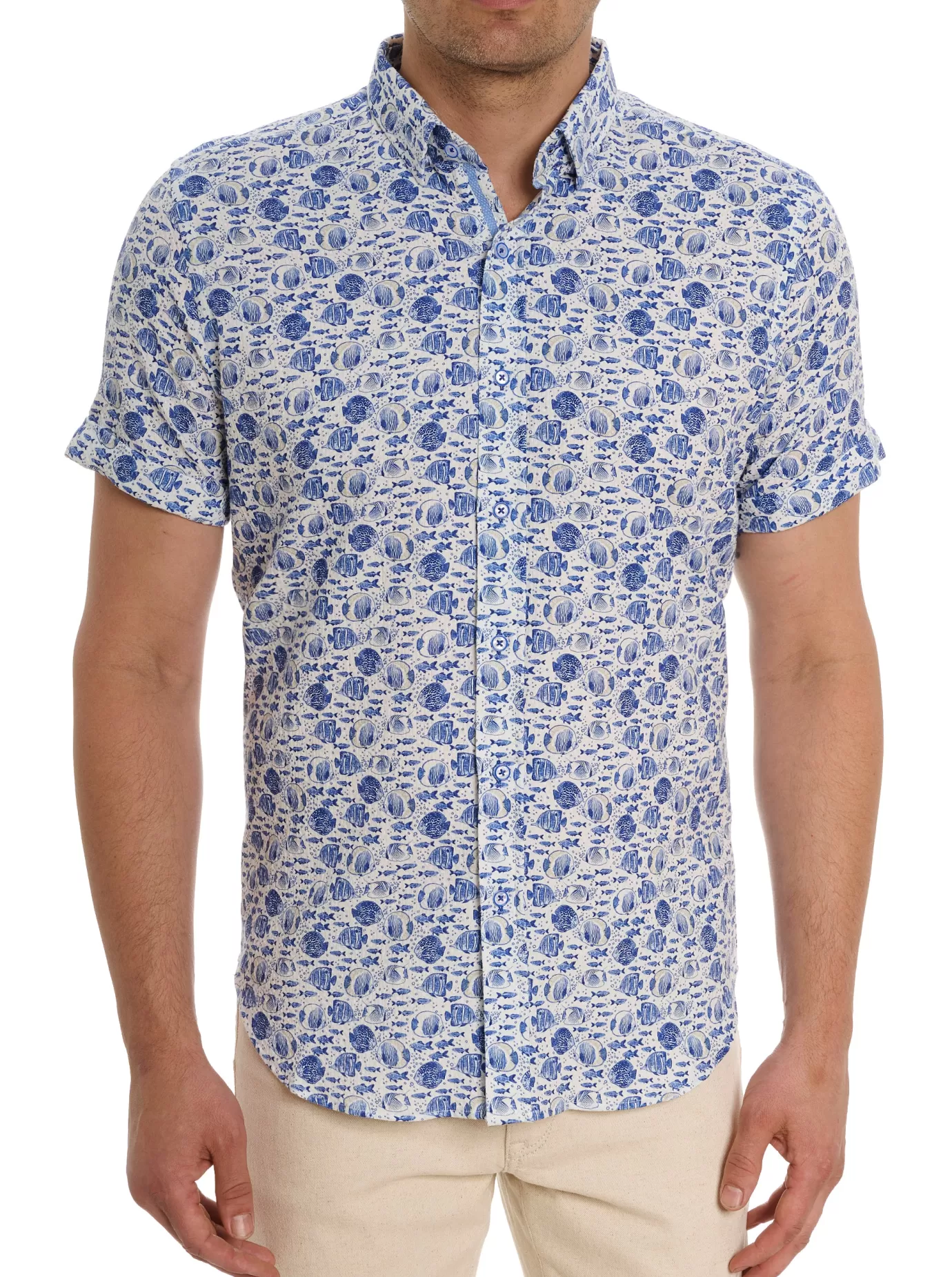 Store FENWICK SHORT SLEEVE BUTTON DOWN SHIRT Button Down Shirts | Short Sleeve Button Down Shirts