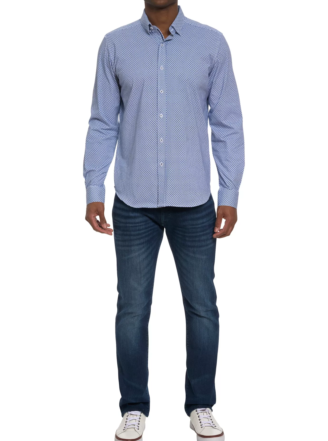 Clearance GIRMAN MOTION LONG SLEEVE KNIT SHIRT The Motion Collection | Long Sleeve Button Down Shirts