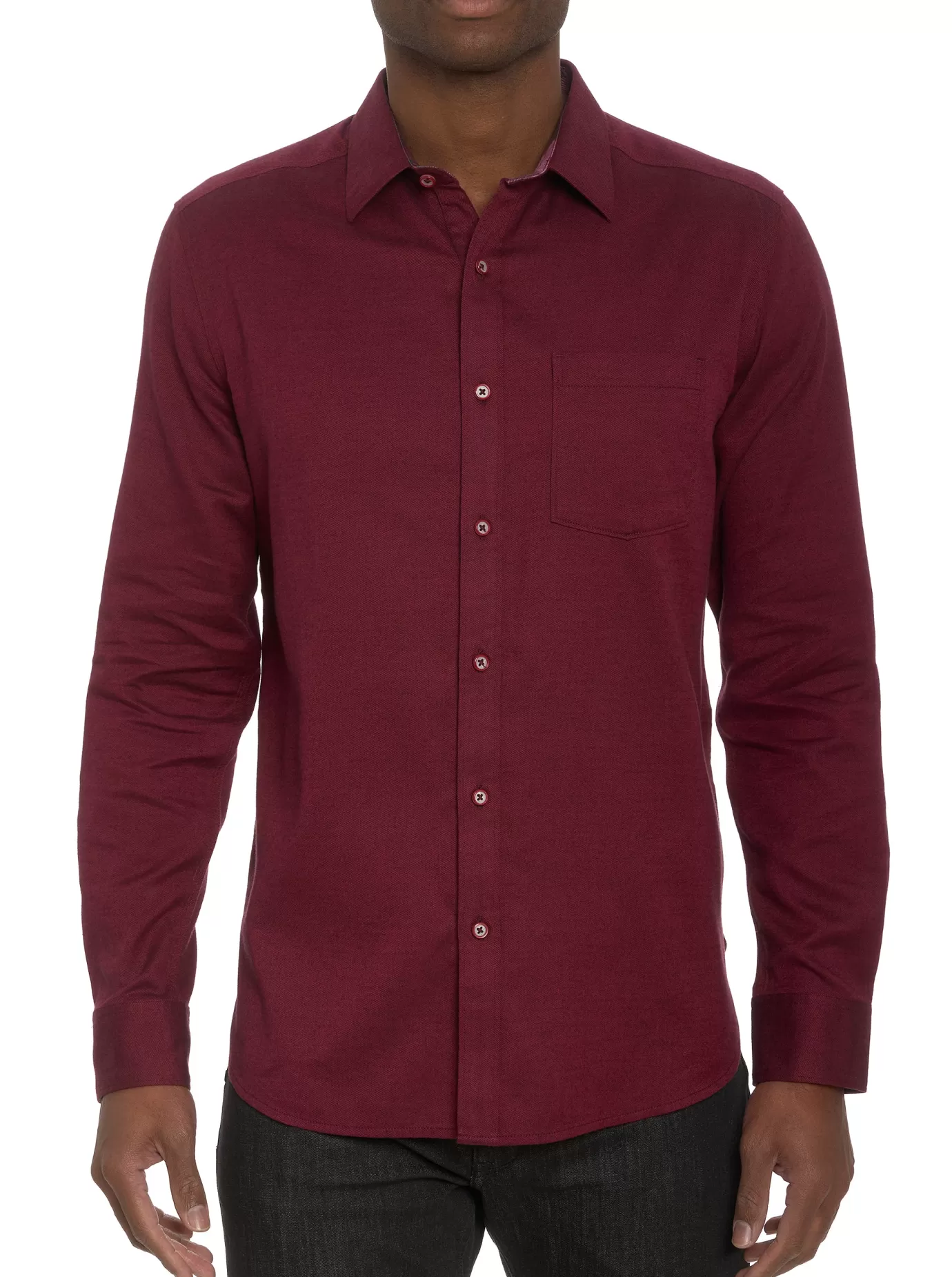 Shop SANTA CROCE LONG SLEEVE BUTTON DOWN SHIRT Long Sleeve Button Down Shirts