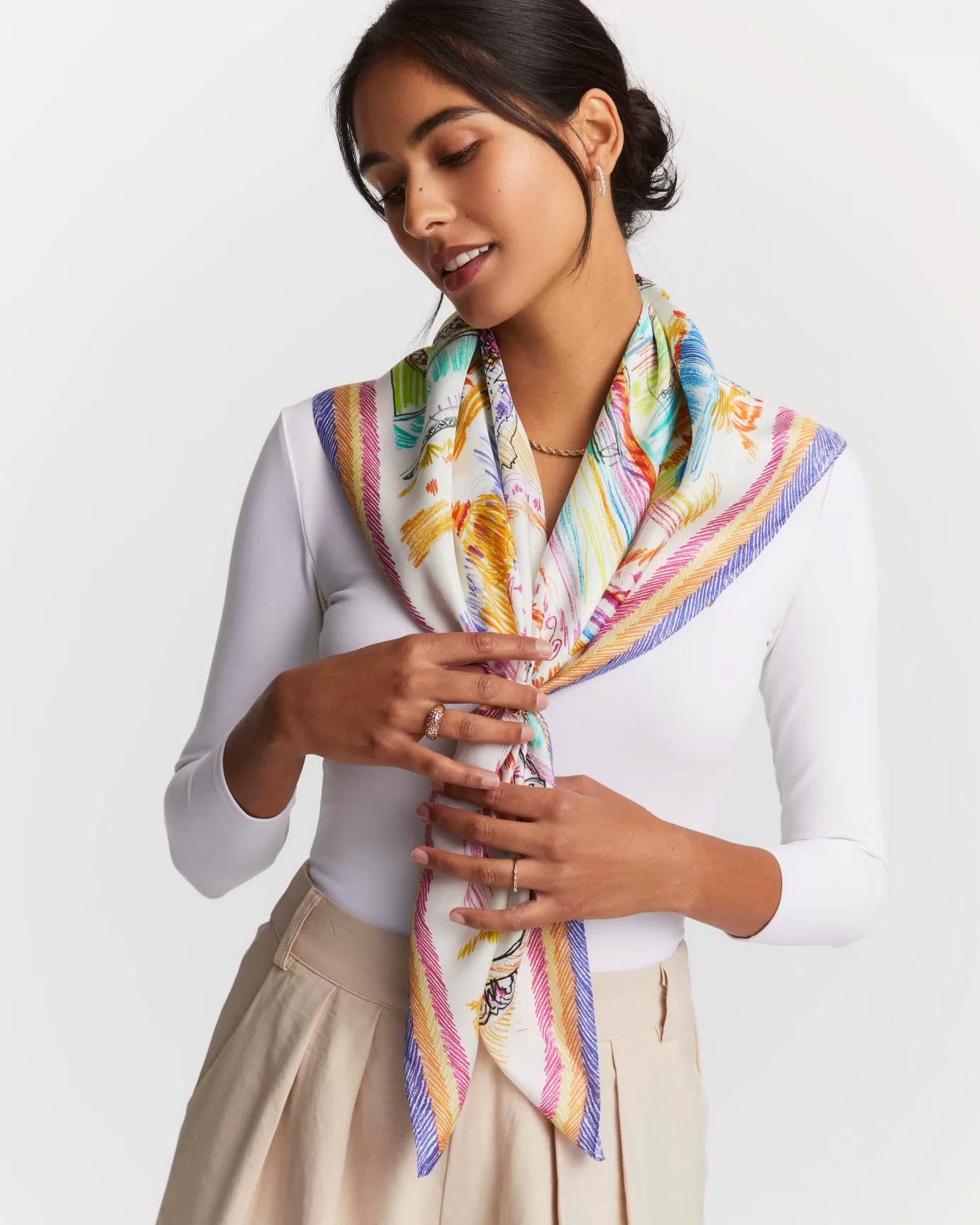 Best WANDERLUST RIDE SILK SCARF Accessories